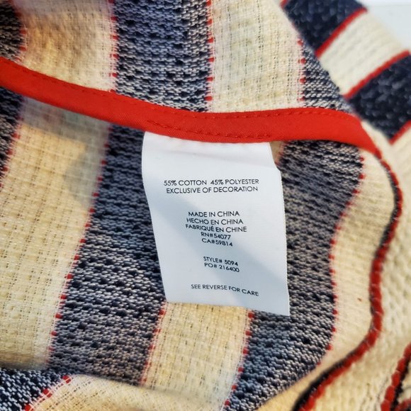 Cabi Style 5094 Cruise Jacket Size 6 Navy Nautical - Picture 5 of 7